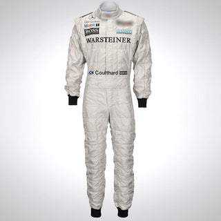 2001 David Coulthard Race Worn McLaren Formula One Suit - Rustle Racewears