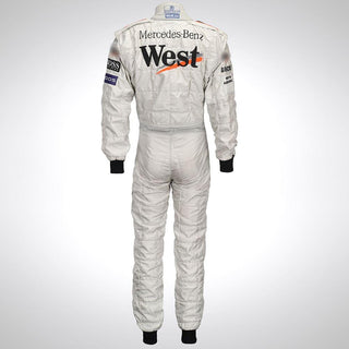 2001 David Coulthard Race Worn McLaren Formula One Suit - Rustle Racewears