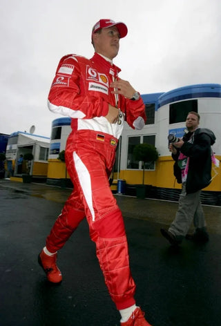 2006 Michael Schumacher Hungarian GP Scuderia Ferrari F1 Race Suit