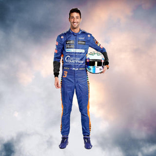 2021 Daniel Ricciardo Replica Race Suit F1 McLaren - Rustle Racewears