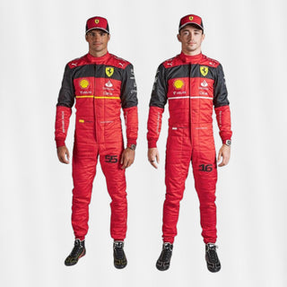 2022 Charles Leclerc Carlos Sainz F1 Ferrari Replica suit Scuderia Ferrari - Rustle Racewears