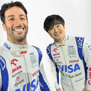 2024 Daniel Ricciardo Yuki Tsunoda RB F1 Team Race Suit - Las Vegas - Rustle Racewears