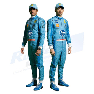 2024 Scuderia Ferrari HP Miami Grand Prix F1 Race Suit - Rustle Racewears