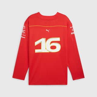 Scuderia Ferrari F1 2024 Charles Leclerc Canadian GP Hockey Jersey