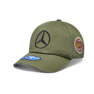 Mercedes Benz F1 Special Edition George Russell 2023 Vintage Baseball Hat-Green - Rustle Racewears