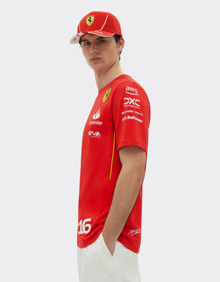 2024 Scuderia Ferrari Team Replica Leclerc T-shirt