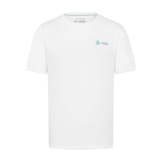 Mercedes AMG Petronas F1 Small Logo T-Shirt - White