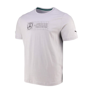 Mercedes AMG Petronas F1 Logo T-Shirt + by Puma - Team Silver