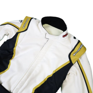 Marina Unic White Gold Racing Suits