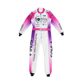 Marina Unik Sovla White Racing Kart Suits