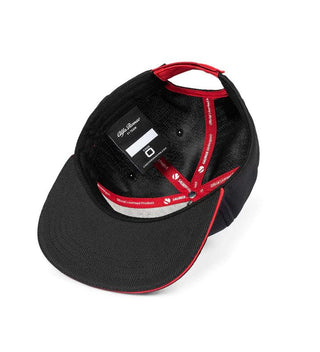 Alfa Romeo Racing F1 2023 Team Black Flat Brim Hat - Rustle Racewears