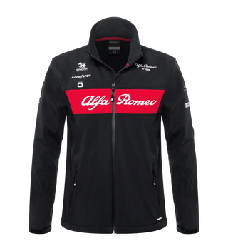 Alfa Romeo Racing F1 2023 Women's Team Softshell Jacket - Black - Rustle Racewears