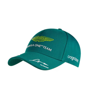 Aston Martin Aramco Cognizant F1 2023 Official Fernando Alonso Team Cap - Green - Rustle Racewears