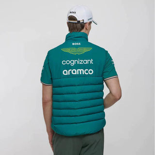 Aston Martin Cognizant F1 2023 Men's Team Vest- Green - Rustle Racewears