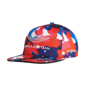 Aston Martin Cognizant F1 Fernando Alonso Special Edition Kimoa USA GP Hat- Camo - Rustle Racewears