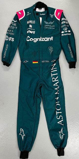 Aston Martin Sebastian Vettel F1 Replica Race Suit 2021 - Rustle Racewears