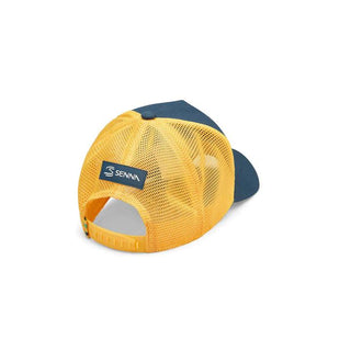 Ayrton Senna Collegiate Hat - Grey/Navy - Rustle Racewears