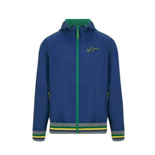 Ayrton Senna Men's Fanwear Windbreaker - Navy - Rustle Racewears