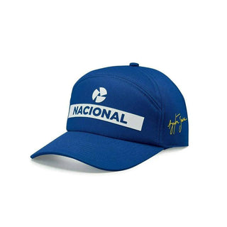 Ayrton Senna Replica Nacional Hat- Blue - Rustle Racewears