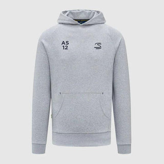 Ayrton Senna Seasonal Graphic Hoodie - Grey - Rustle Racewears