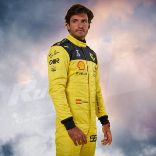 Carlos Sainz Ferrari's 75th anniversary Suit F1 Special Racing Edition - Rustle Racewears