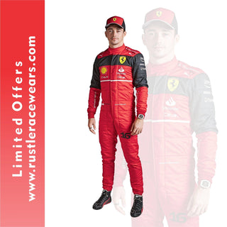 2022 Charles Leclerc New Race Suit F1 Replica - Rustle Racewears