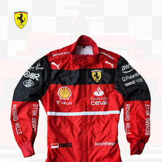 Charles Leclerc 2022 Replica Racing Suit - Rustle Racewears