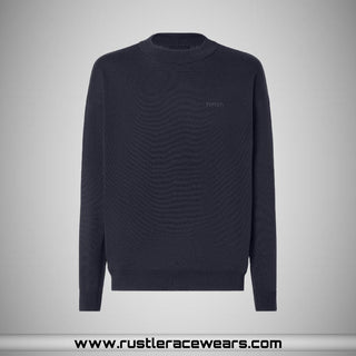 Cotton and silk sweater with Ferrari logo - Rustle Racewears