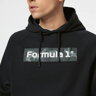 Formula 1 Tech Collection F1 Camo Hoodie - Black - Rustle Racewears