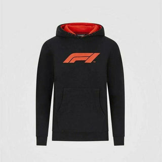 Formula 1 Tech Collection F1 Kids Large Logo Hooded Sweatshirt-Youth Black - Rustle Racewears