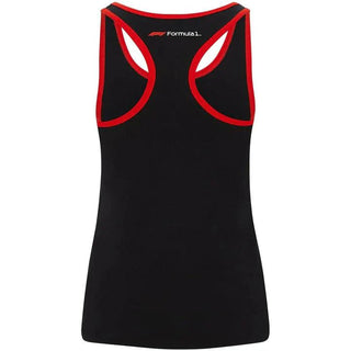 Formula 1 Tech Collection F1 Women's Large Logo Tank Top Black - Rustle Racewears