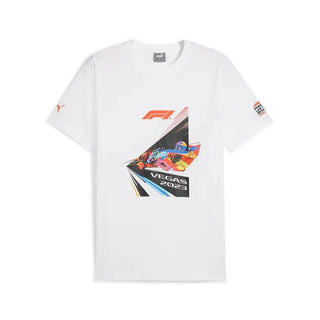 Formula 1 Tech Limited Edition Las Vegas GP T-Shirt - White - Rustle Racewears