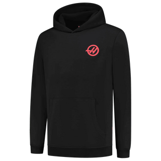 Haas Racing F1 Logo Hoodie Black - Rustle Racewears