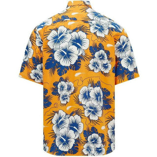 McLaren F1 Men's Hawaiian Button Down Shirt - Orange - Rustle Racewears