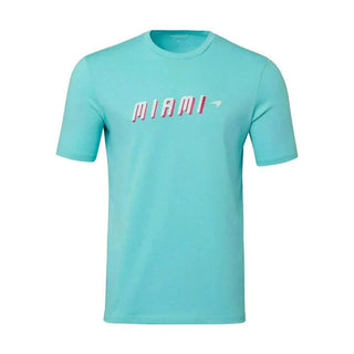 McLaren F1 Men's Miami Neon Graphic T-Shirt-Black/White/Vice Blue/Beetroot Purple/Crystal Rose/Aqua Sky - Rustle Racewears