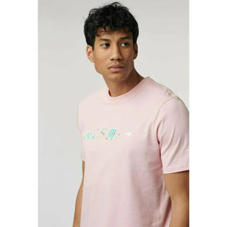 McLaren F1 Men's Miami Palm Graphic T-Shirt-Black/Aqua Sky/Crystal Rose - Rustle Racewears