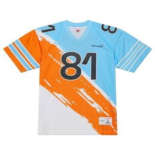 McLaren Racing F1 Special Edition Miami GP Oscar Piastri Mitchell & Ness Paintbrush Jersey - Rustle Racewears