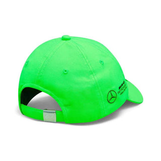 Mercedes AMG Petronas F1 2023 George Russell Special Edition British GP Dad Baseball Hat - Green - Rustle Racewears