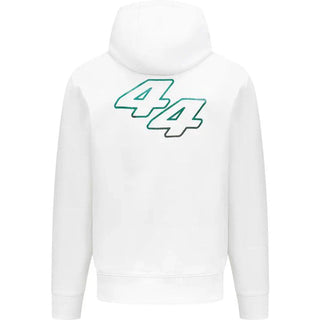 Mercedes Benz F1 Special Edition Lewis Hamilton Men's Miami GP Hoodie - White - Rustle Racewears