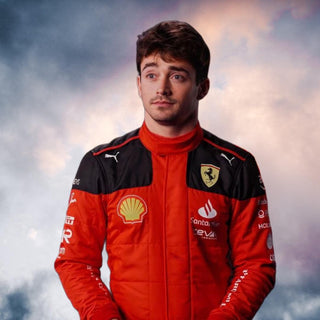 New Charles Leclerc 2023 Race Suit Ferrari F1 - Rustle Racewears