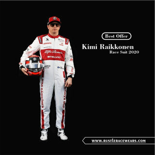 New Kimi Raikkonen Alfa Romeo 2020 Race suit Official Replica - Rustle Racewears