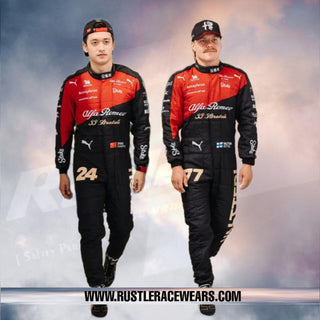 NEW ZHOU GUANYU 2023 ALFA ROMEO F1 TEAM STAKE RACE SUIT - ITALIAN GP - Rustle Racewears