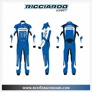 Overall Driver 2021 Ricciardo Kart suit - Rustle Racewears