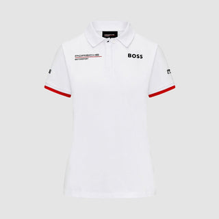 Porsche Motorsport Women's Team Polo White - Rustle Racewears