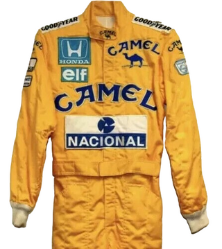 Ayrton Senna Camel race suit 1987 Embroidery Monaco GP - F1 Replica Race Suit