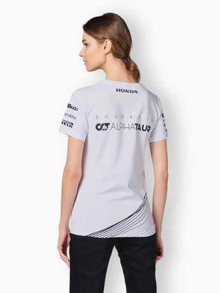 Scuderia AlphaTauri F1 2023 Women's Team T-Shirt - White - Rustle Racewears