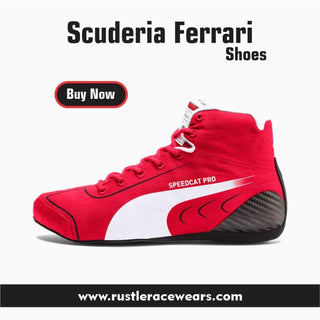 Scuderia Ferrari Racing Shoes Charles Leclerc - Rustle Racewears