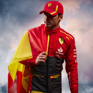 Special Scuderia Ferrari Race Suit Carlos Sainz Grand Prix 2023 F1 Spain - Rustle Racewears