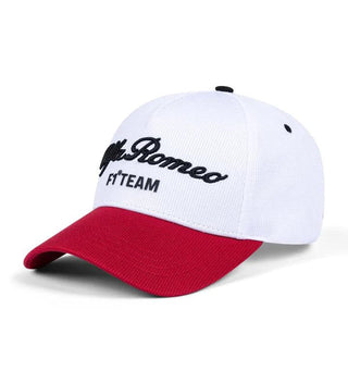 Alfa Romeo Racing F1 Limited Edition Team Baseball Hat - White/Black - Rustle Racewears