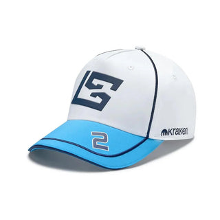 Williams Racing Kids Logan Sargeant Driver Cap White - Rustle Racewears